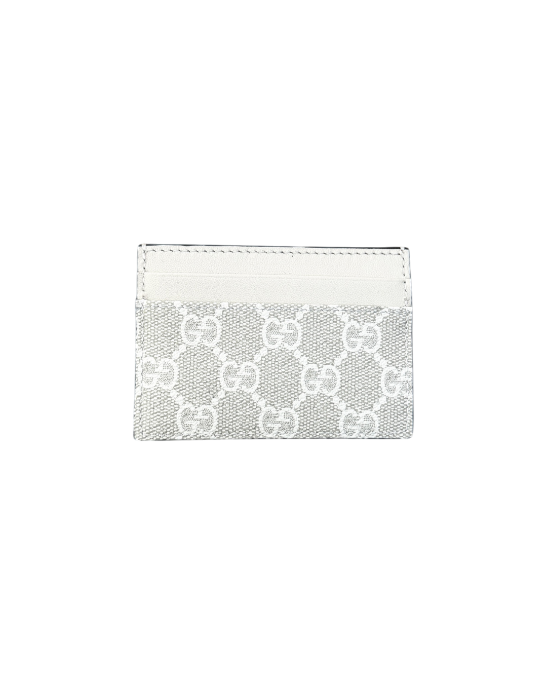 Gucci GG Supreme Ophidia Card Holder Beige White