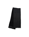 Gucci GG Wool Scarf Black