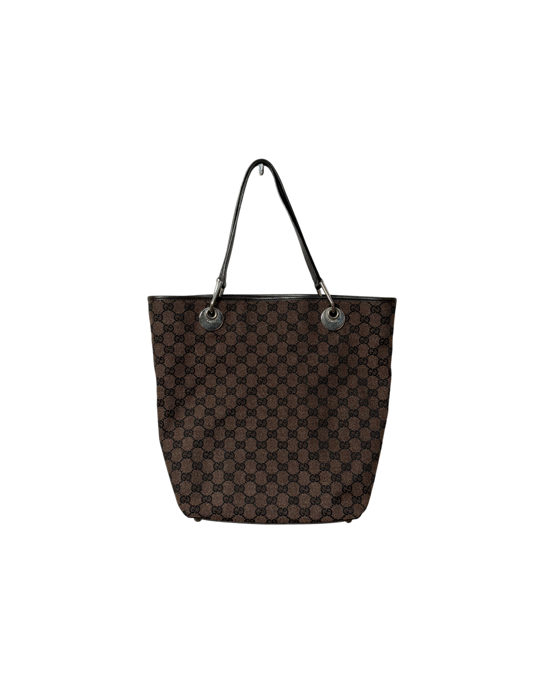 Gucci Handbag Canvas Eclipse Dark Brown