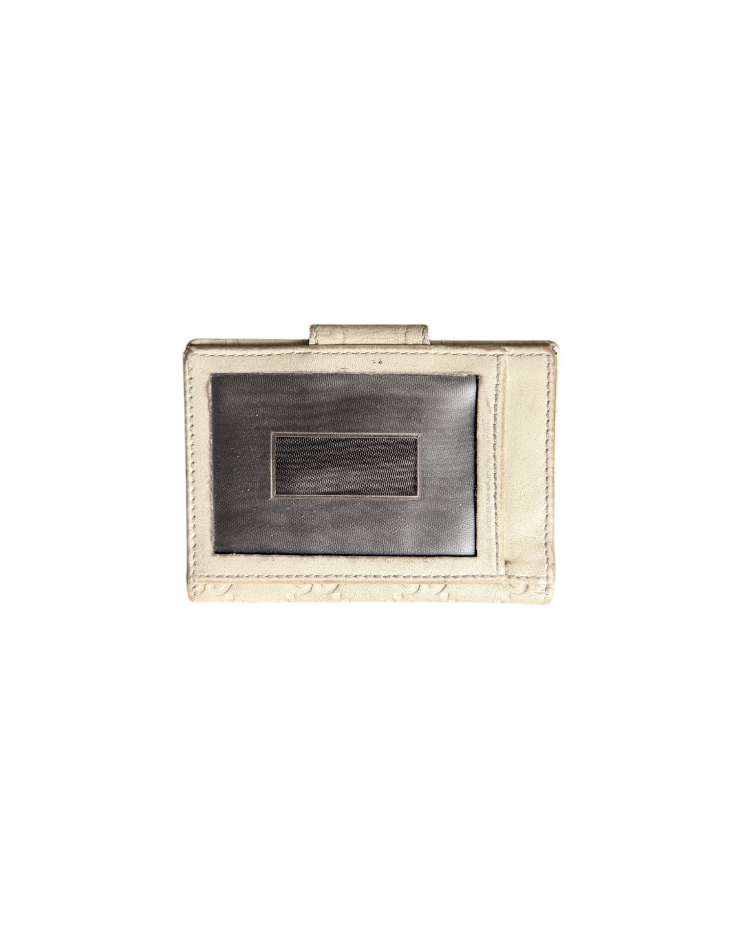 Gucci Heart Compact Wallet Cream