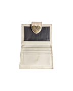 Gucci Heart Compact Wallet Cream
