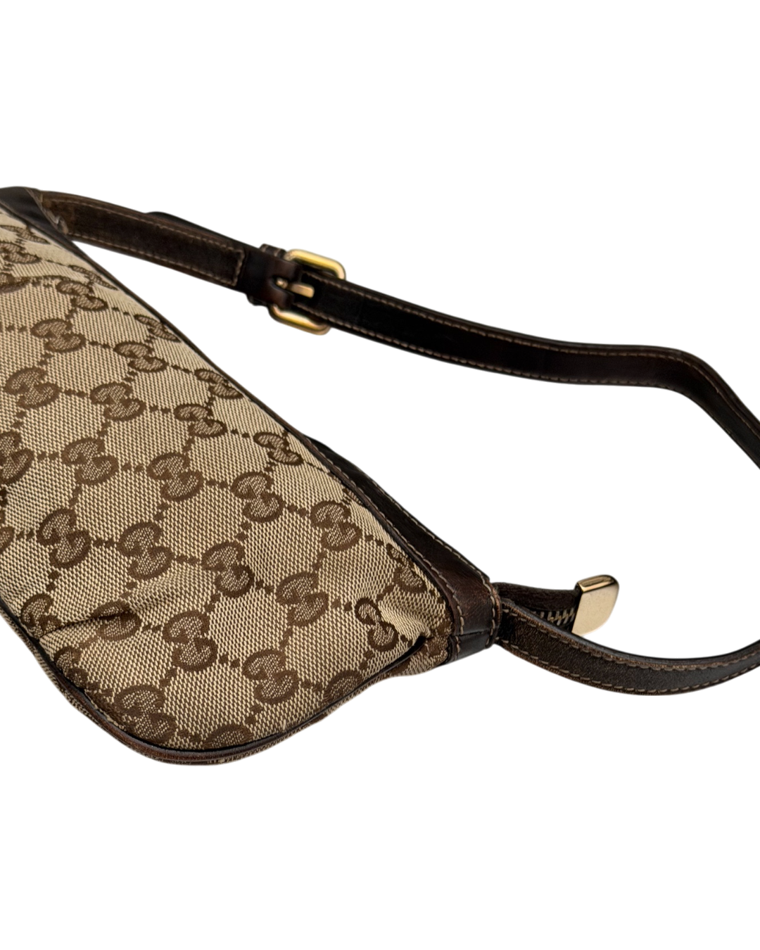 Gucci Interlocking G Pochette Shoulder Bag Beige