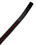 Gucci Interlocking G Web Leather Belt
