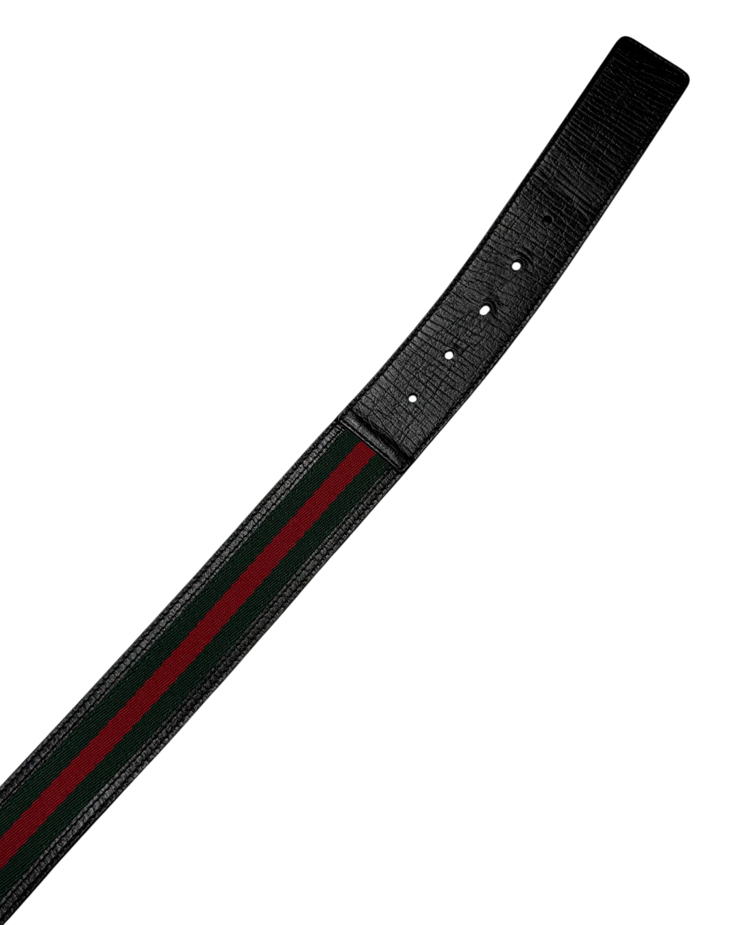 Gucci Interlocking G Web Leather Belt