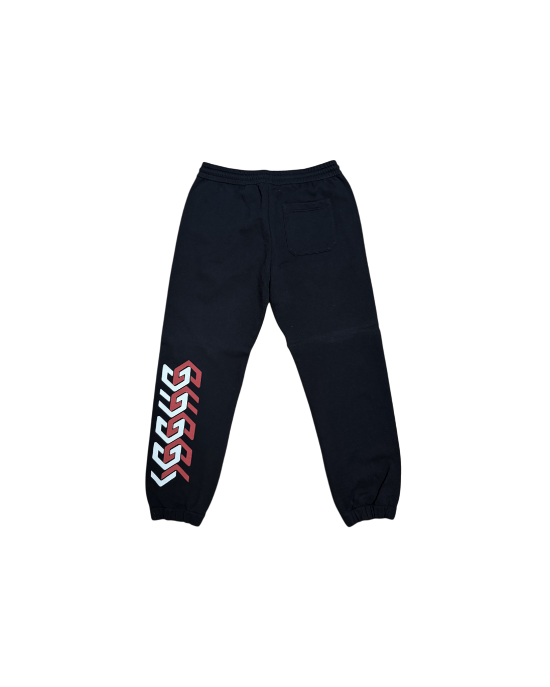 Gucci Jogger Pants Distinct Mirror Logo Black Red