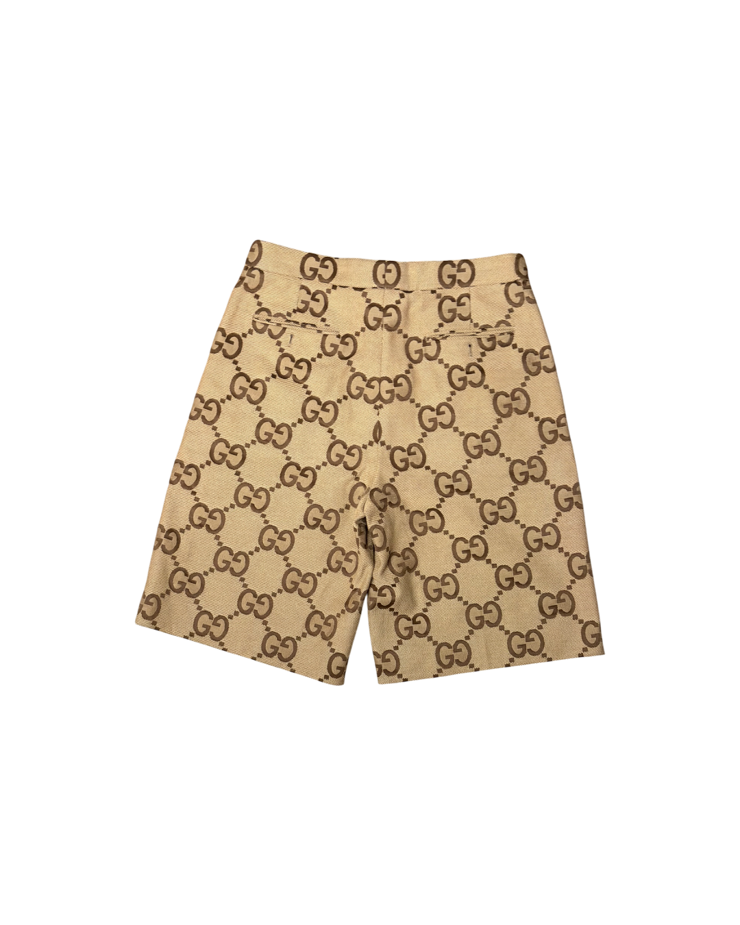 Gucci Jumbo GG Canvas Shorts Beige Ebony