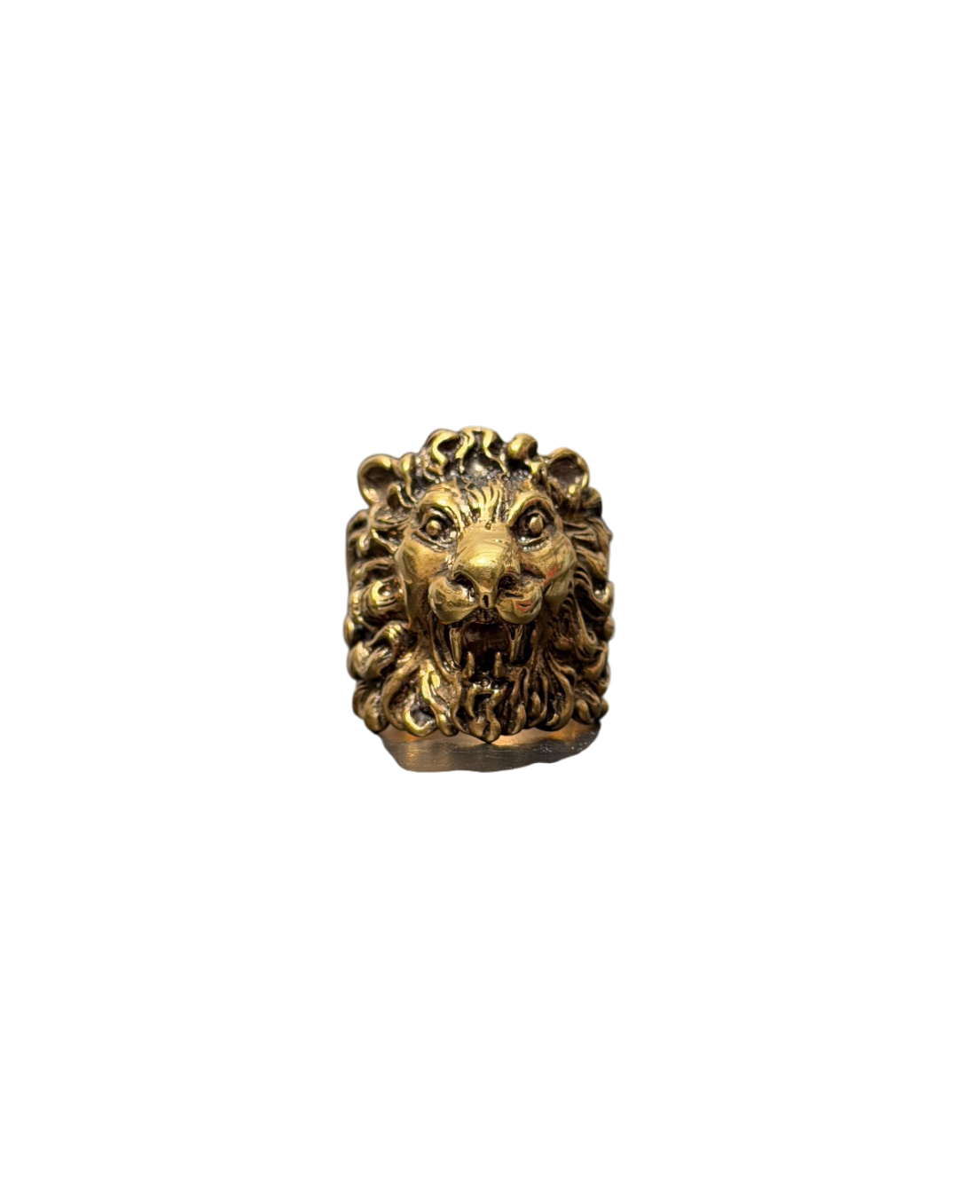Gucci Lion Head Ring Gold