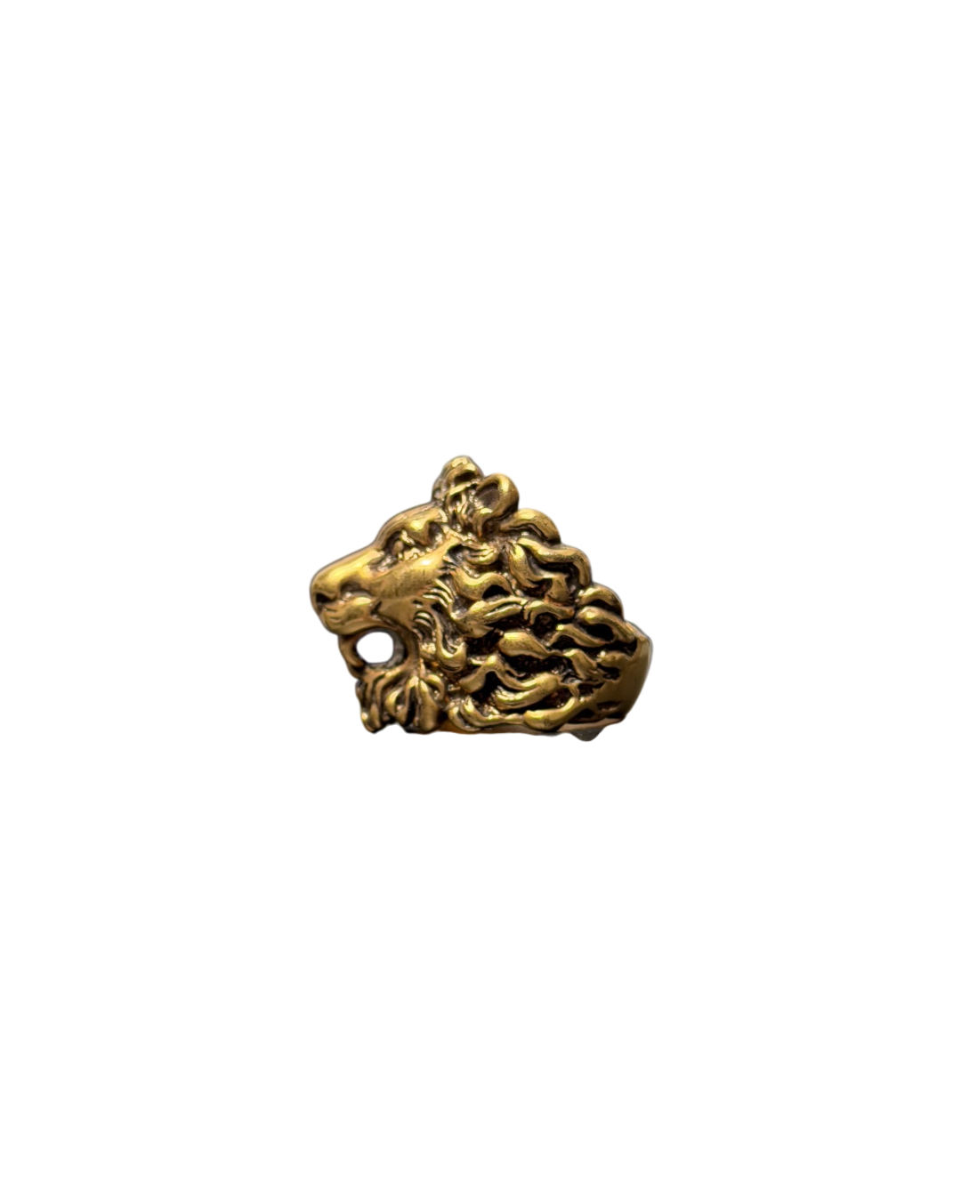Gucci Lion Head Ring Gold