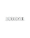 Gucci Logo Print Wide Headband Cream