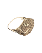 Gucci Small Abbey D-Ring Shoulder Bag Beige Canvas