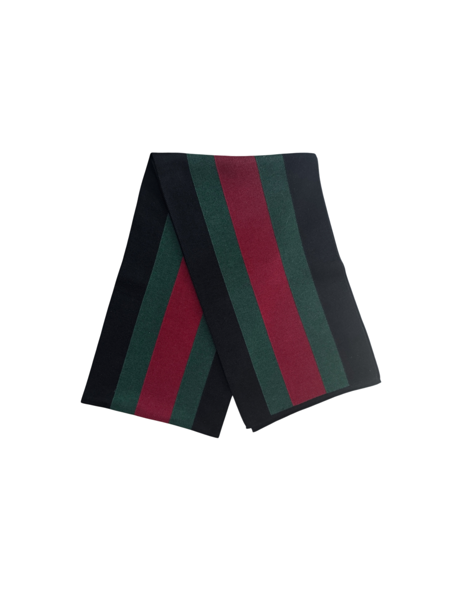 Gucci Wool Web Scarf Black