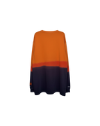 Heron Preston Tie Dye Cyrillic Longsleeve Orange Purple