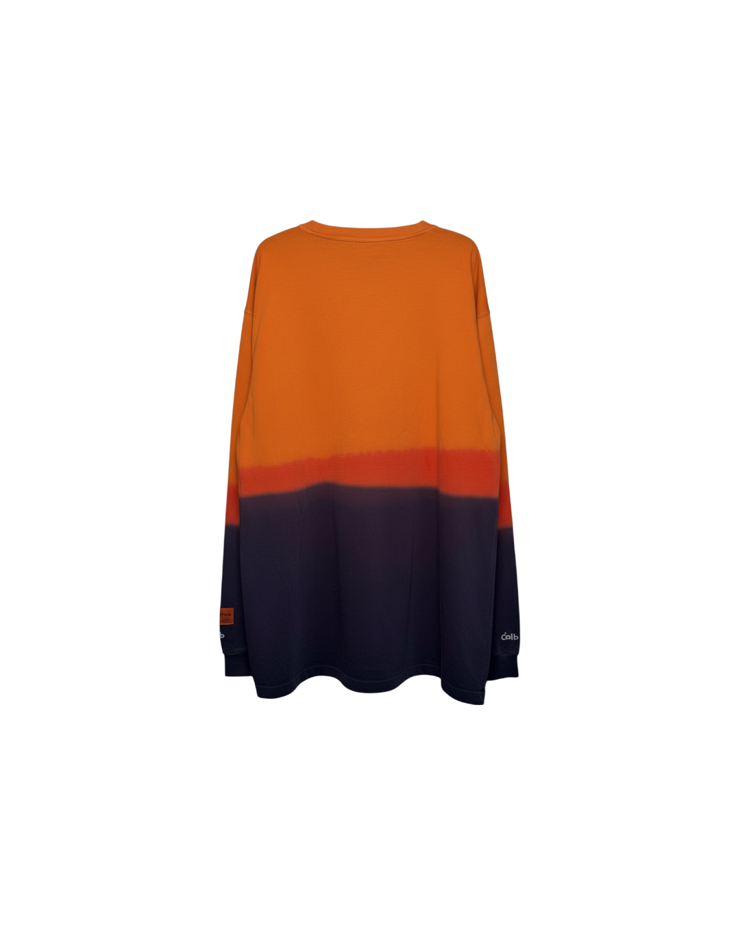 Heron Preston Tie Dye Cyrillic Longsleeve Orange Purple