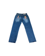 Icecream Running Dog Denim Jeans Pants Vintage Wash Blue