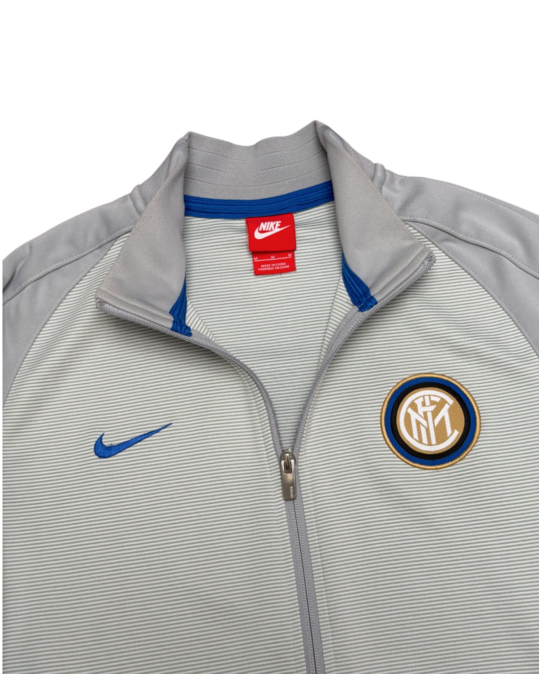 Inter Milan Nike Grey Striped Track Jacket