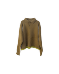 Jacquemus Le Polo Neve Sweater Fuzzy Wool Green khaki