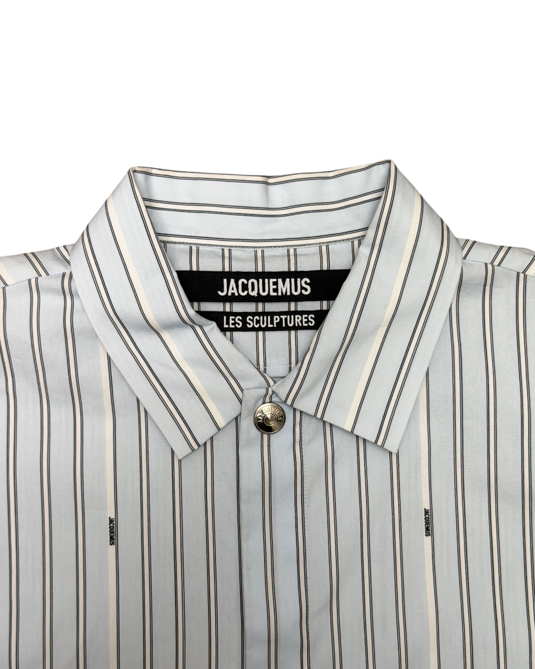 Jacquemus Les Sculptures Striped Short Sleeves Shirt