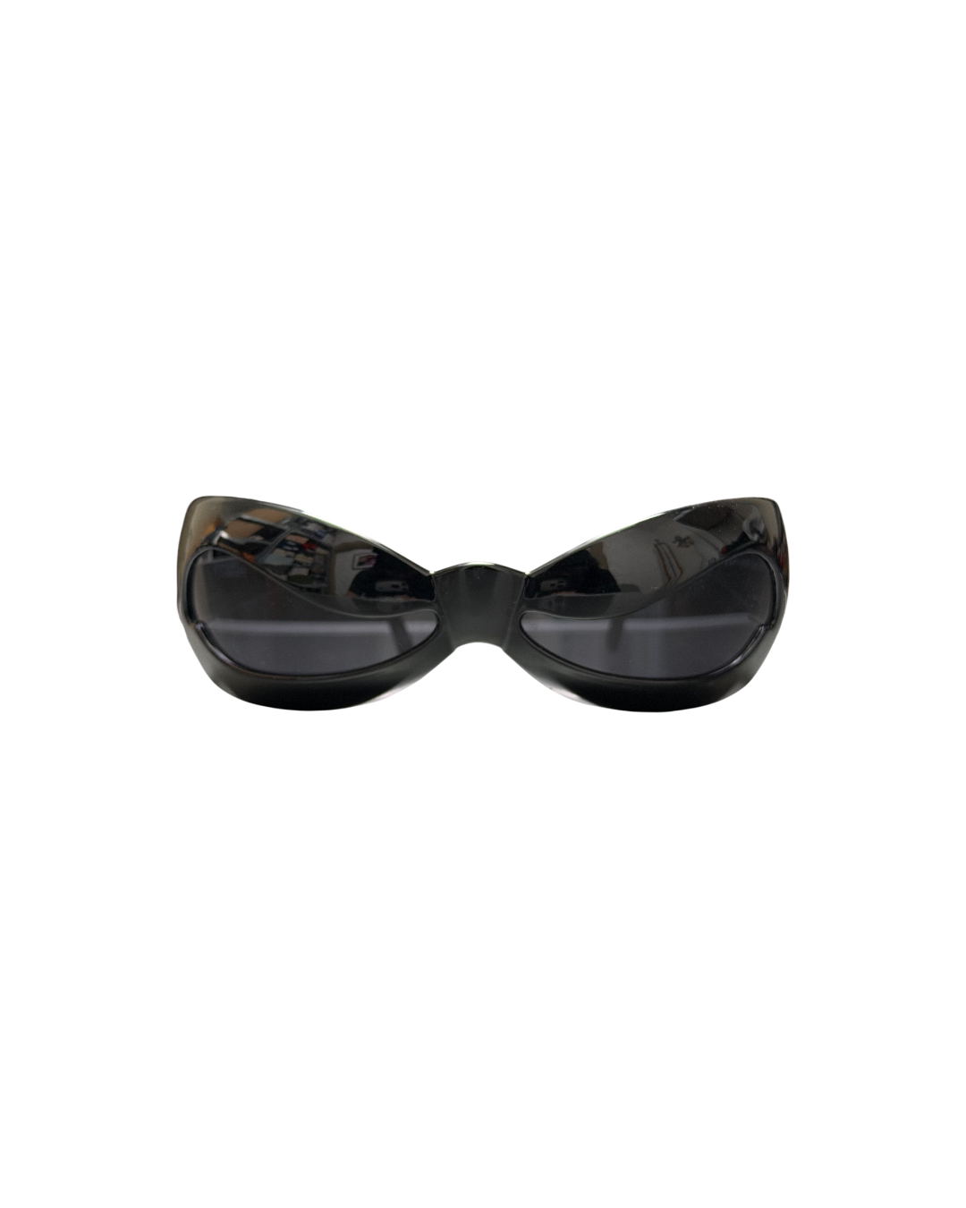 Jeremy Scott x Linda Farrow Projects "Evil Bug Eye" Sunglasses Black