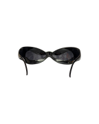Jeremy Scott x Linda Farrow Projects "Evil Bug Eye" Sunglasses Black