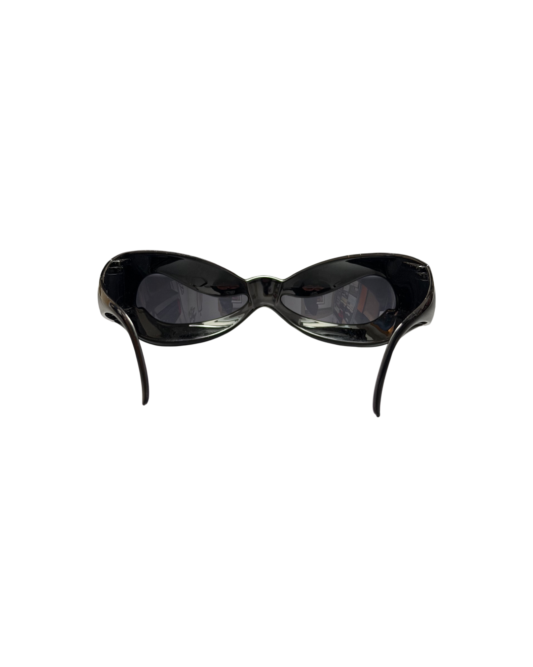 Jeremy Scott x Linda Farrow Projects "Evil Bug Eye" Sunglasses Black