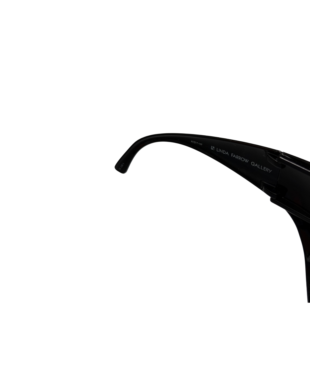 Jeremy Scott x Linda Farrow Projects "Evil Bug Eye" Sunglasses Black