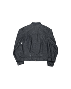 Kapital 14oz Black Thread Denim 1st Jacket Raw Black
