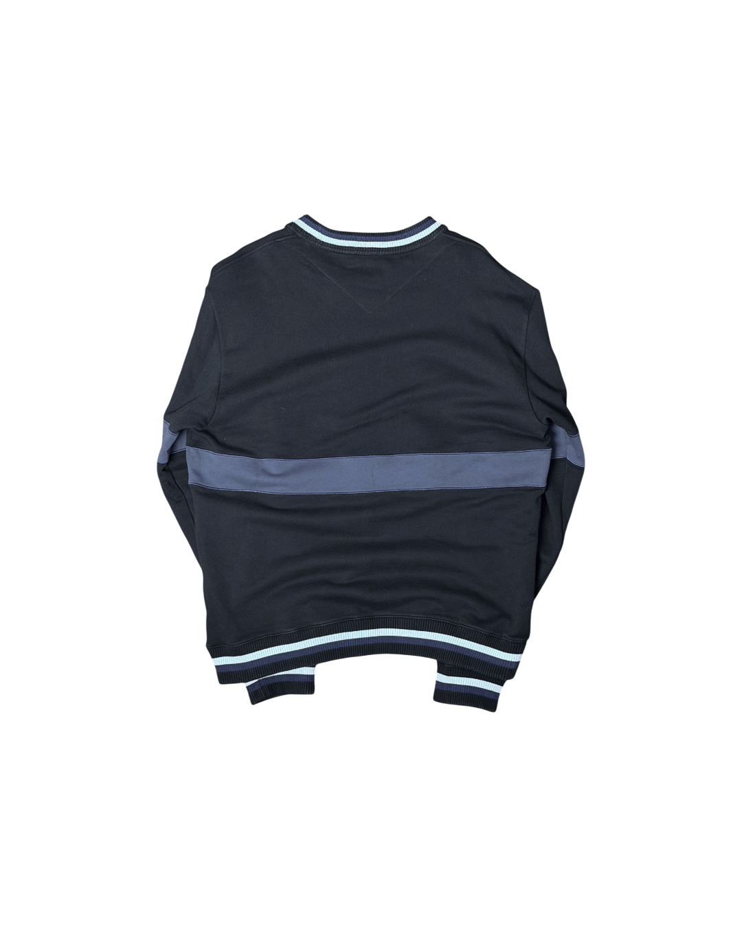 Kenzo Navy Blue Crewneck Embroidered Tiger Collar White