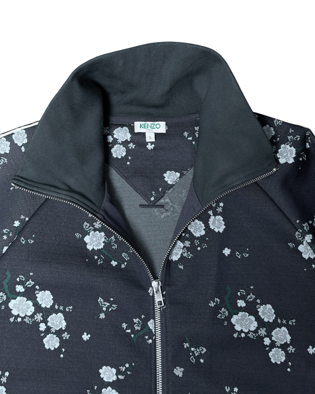 Kenzo Navy Blue Floral Zip Jacket
