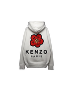 Kenzo Nigo Boke Flower Cotton Hoodie Off White