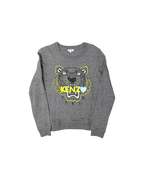 Kenzo Paris Tiger Crewneck Grey Yellow