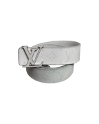 LV White Reversible Belt