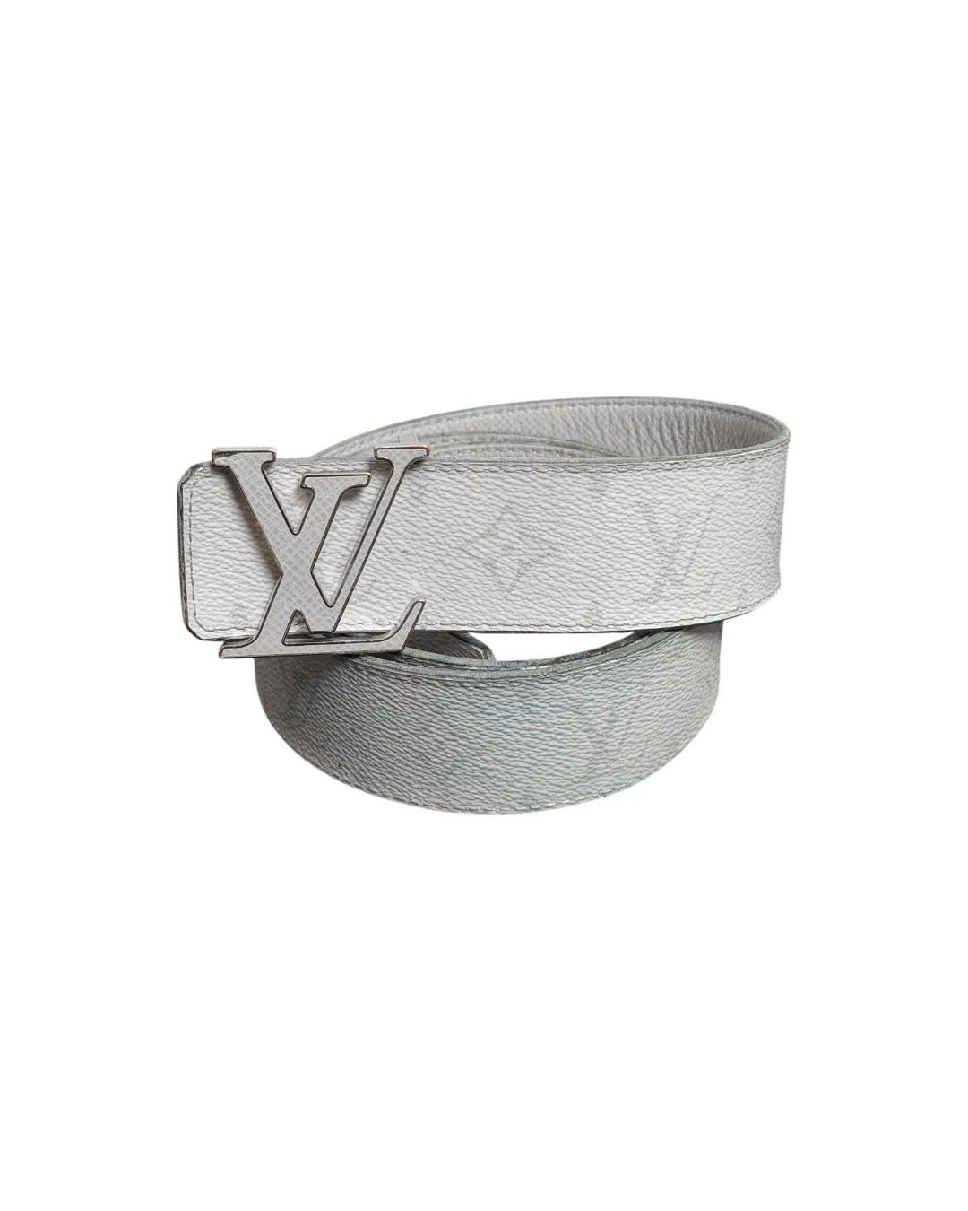 LV White Reversible Belt