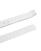 LV White Reversible Belt