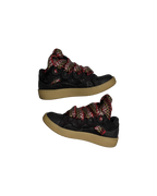 Lanvin Curb Sneaker Black Upper Multicolor thick laces
