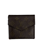 Louis Vuitton Bifold Wallet Monogram Leather Brown