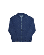 Louis Vuitton Drop Needle Monogram Zip Jacket Navy