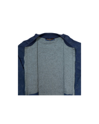 Louis Vuitton Drop Needle Monogram Zip Jacket Navy