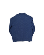 Louis Vuitton Drop Needle Monogram Zip Jacket Navy