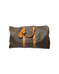 Louis Vuitton Keepall Duffle Bag Monogram Brown