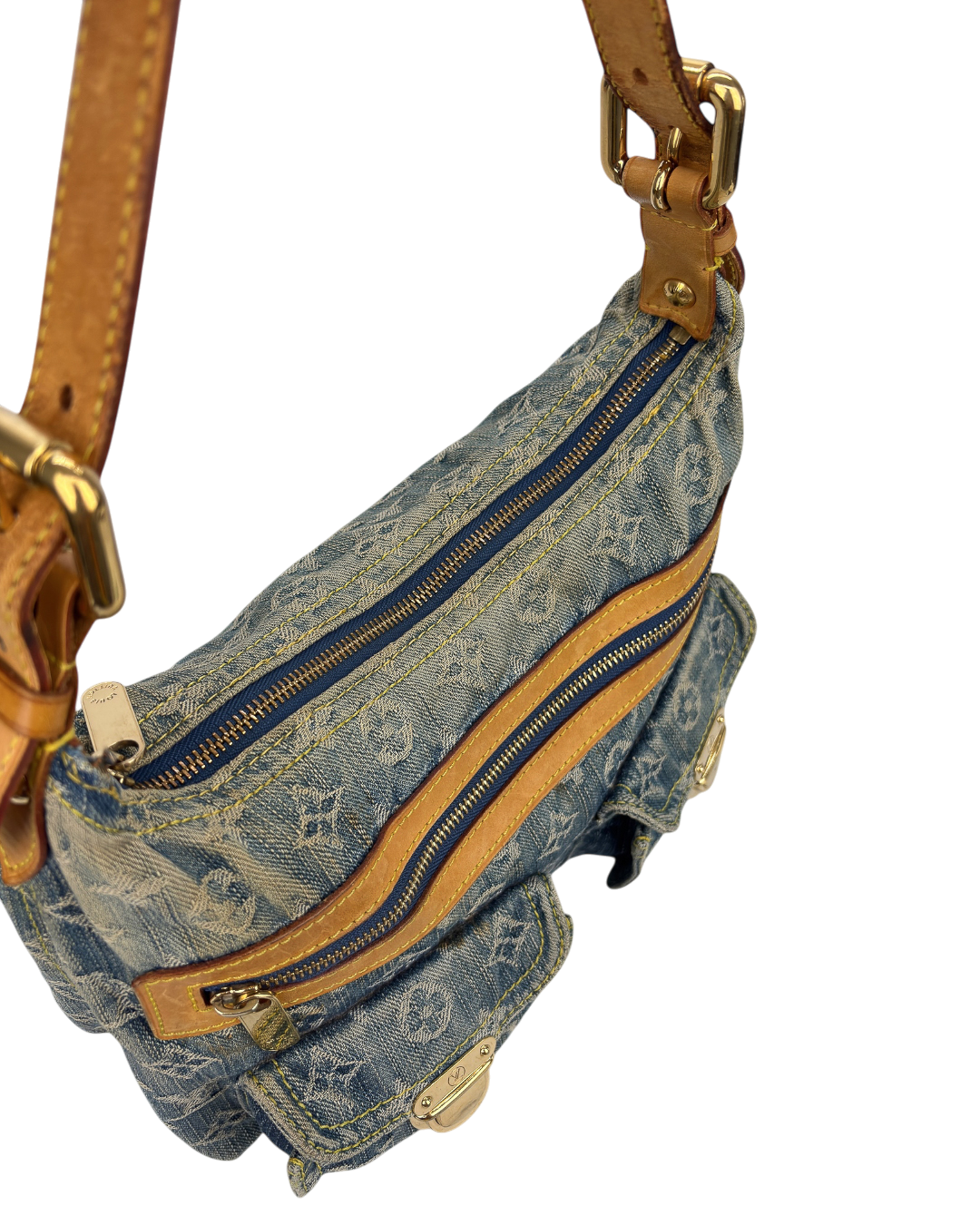 Louis Vuitton Monogram Denim Baggy PM Shoulder Bag