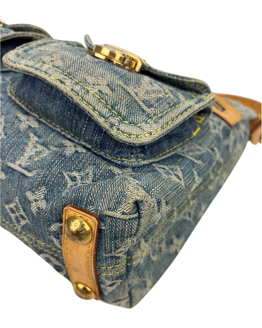 Louis Vuitton Monogram Denim Baggy PM Shoulder Bag
