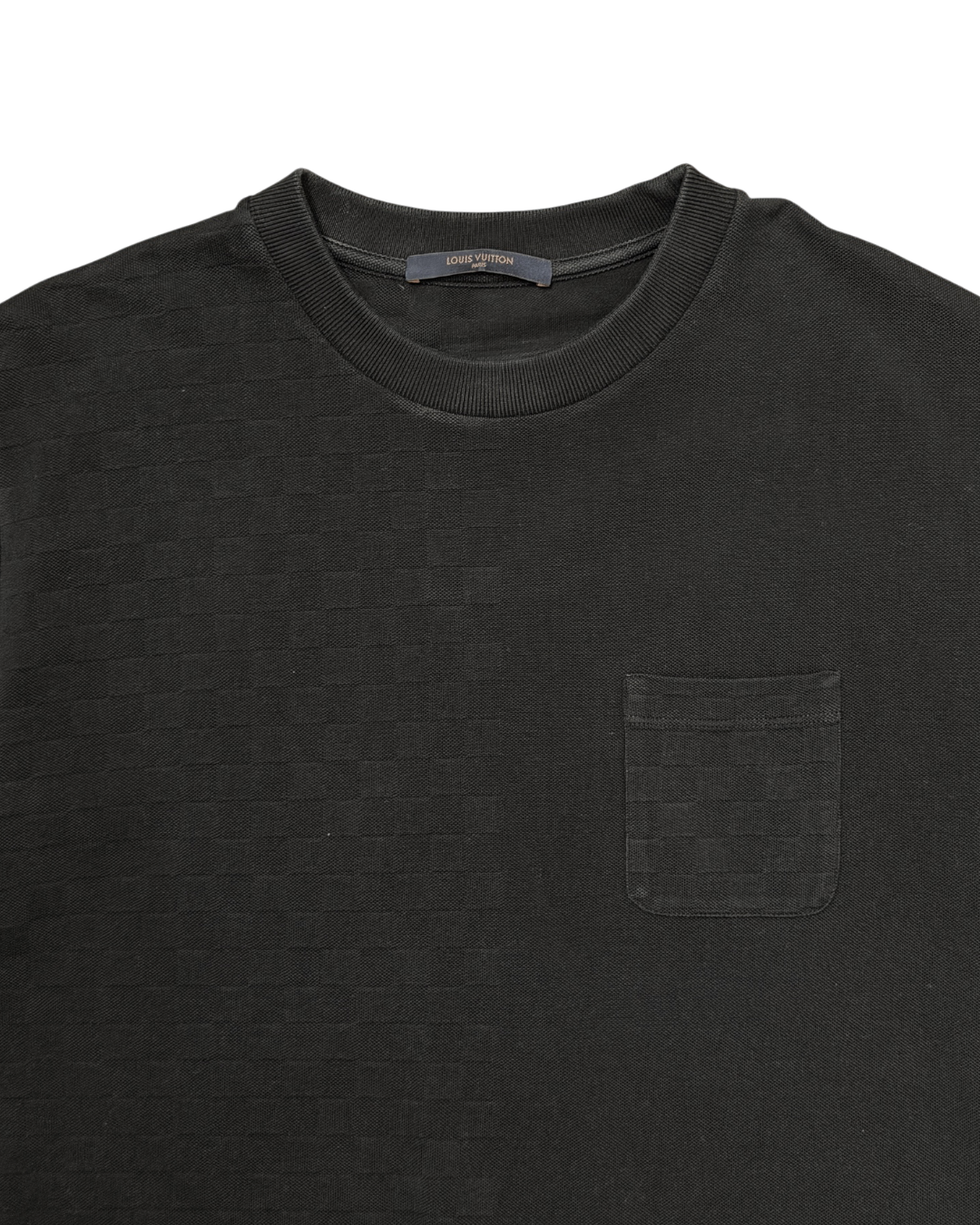Louis Vuitton Pique Cotton T-Shirt Black