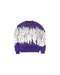 Louis Vuitton Studio Team Jacquard Crewneck Purple