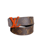 Louis Vuitton Virgil Abloh Belt Orange Buckle