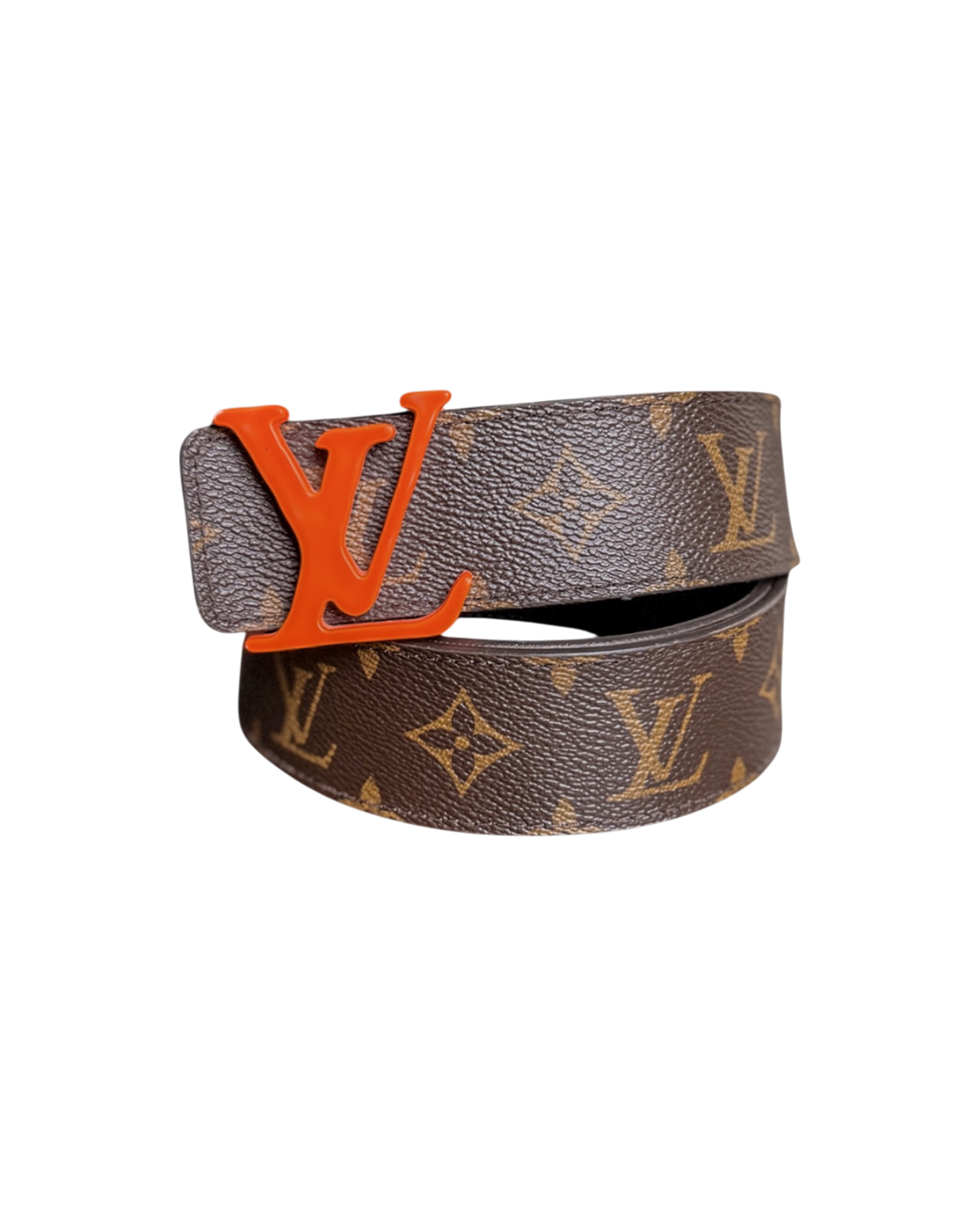 Louis Vuitton Virgil Abloh Belt Orange Buckle