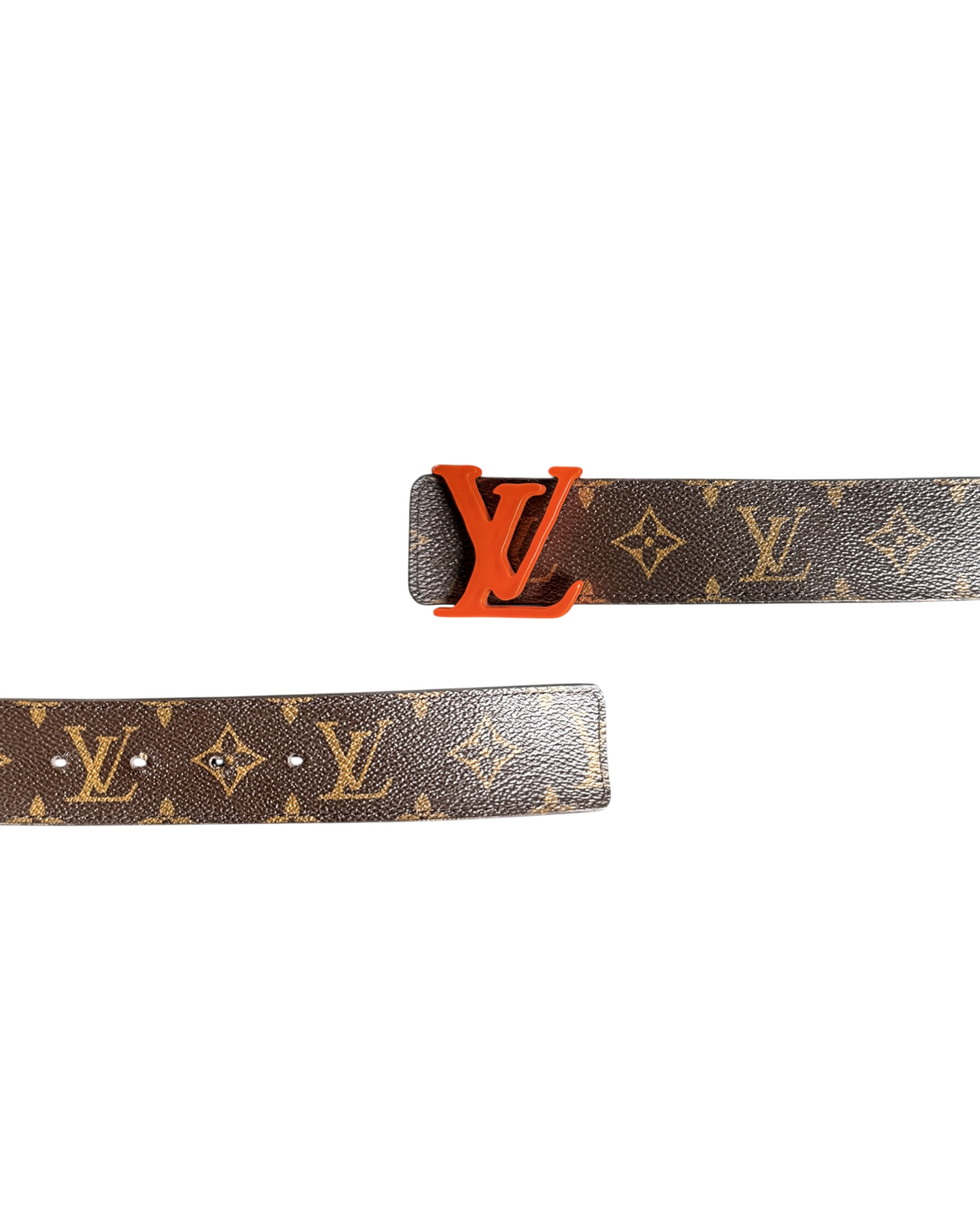 Louis Vuitton Virgil Abloh Belt Orange Buckle