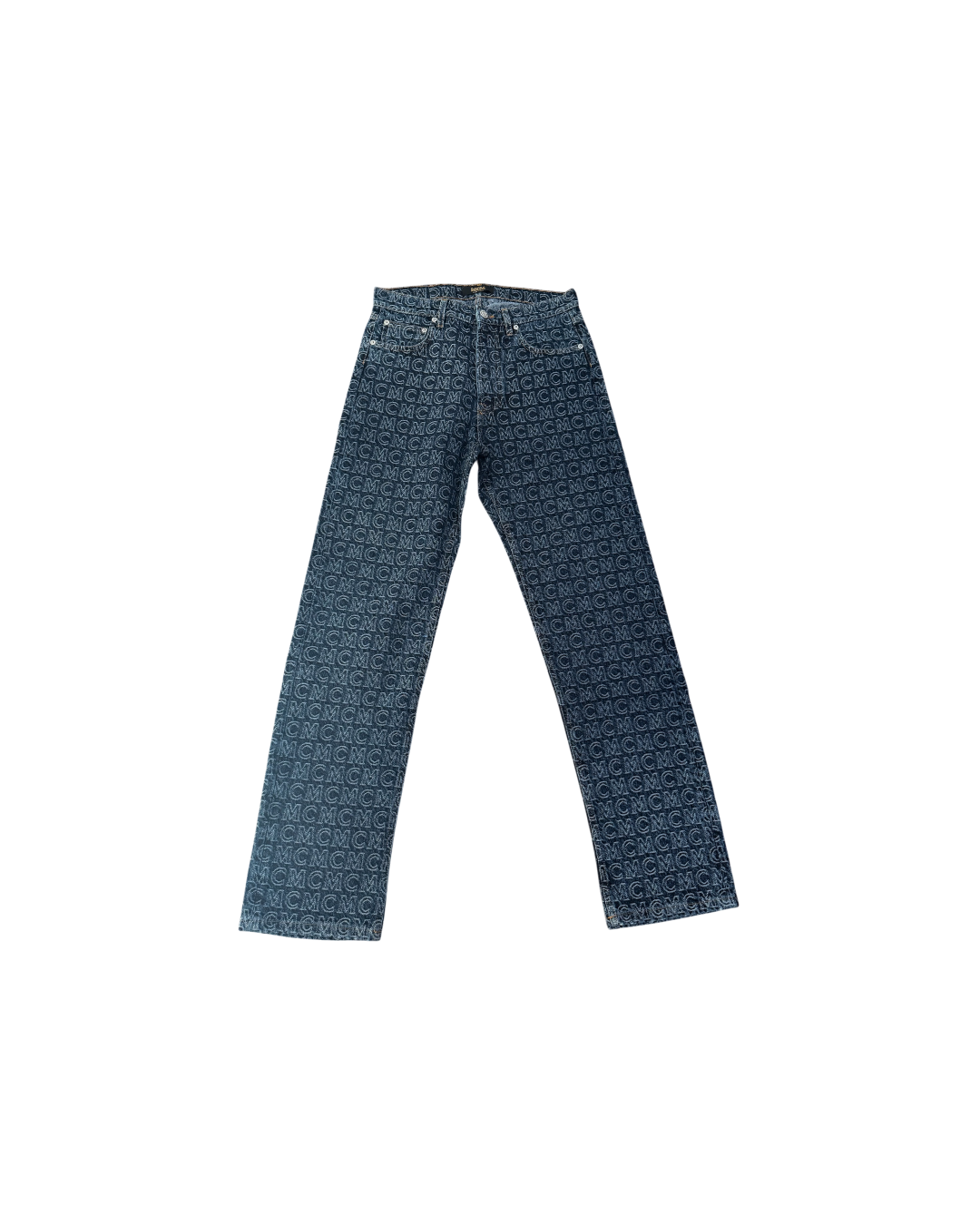 MCM Monogram Denim Pants