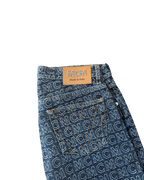 MCM Monogram Denim Pants