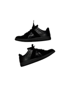 Maison Margiela Replica Black Mixed Leather Suede
