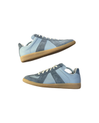 Maison Margiela Replica Grey Blue Suede Leather